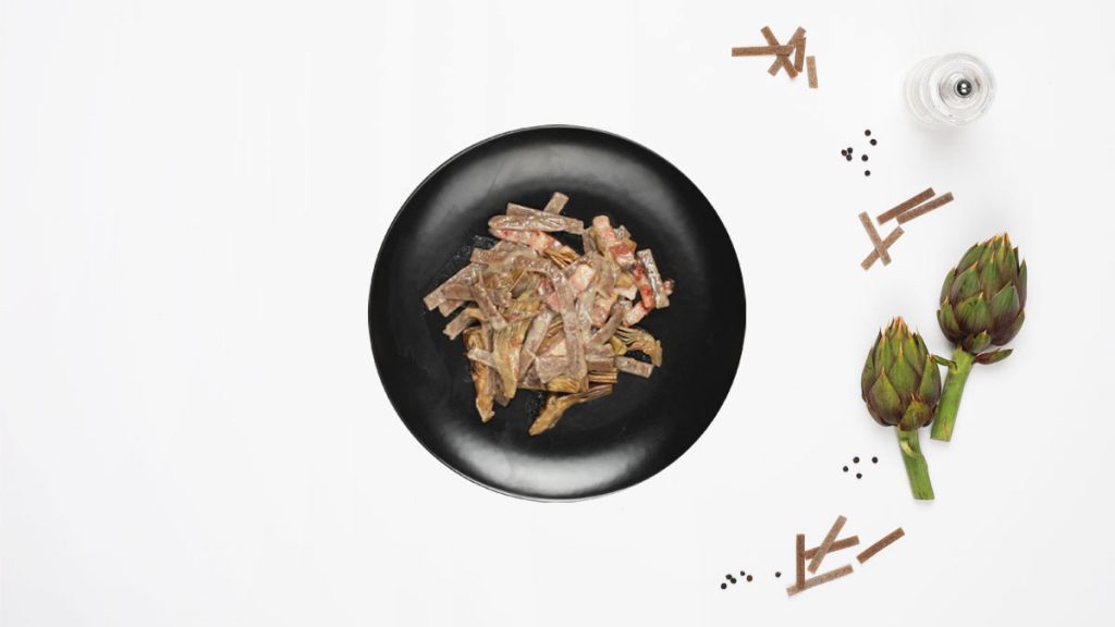 Pasta carciofi e guanciale ricette pizzoccheri carciofi guanciale croccante featured - Pizzoccheri Moro - Ricette Pizzoccheri