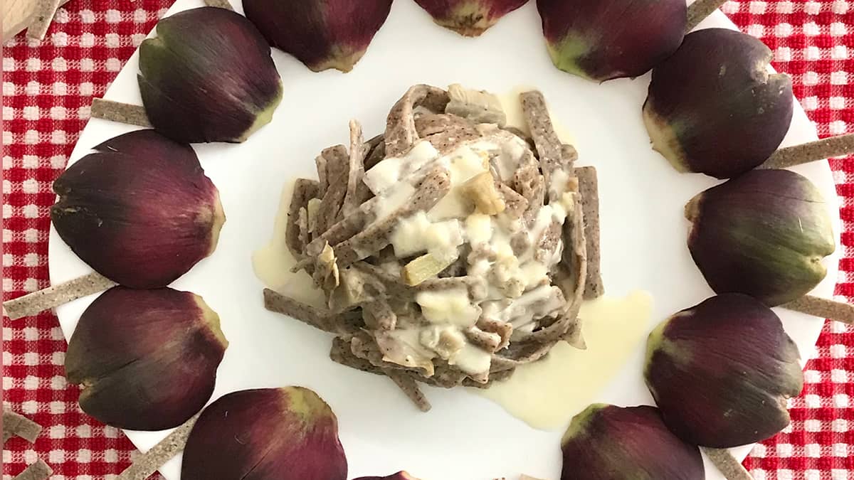 Pizzoccheri con carciofi-ricette-pizzoccheri