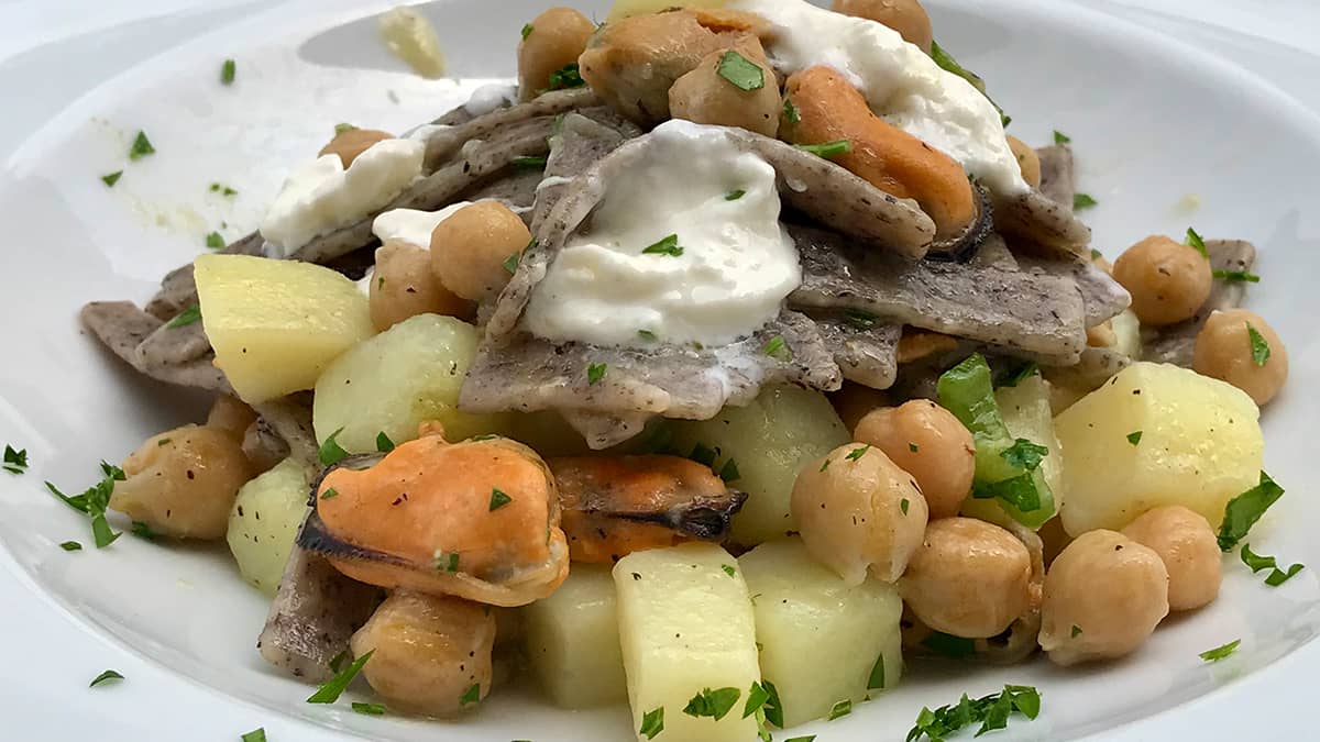Ricetta per Pizzoccheri con le cozze